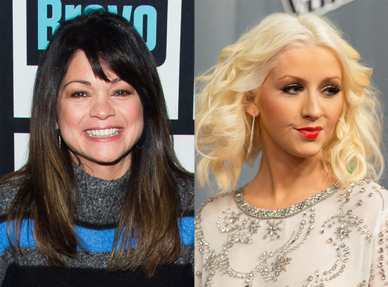 Valerie Bertinelli, Christina Aguilera, WWHL Valerie Bertinelli, Christina Aguilera, WWHL
